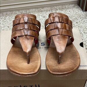 BED|STU Tan Rustic Yoli Sandals